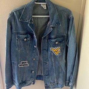 WVU Patch Jean Jacket